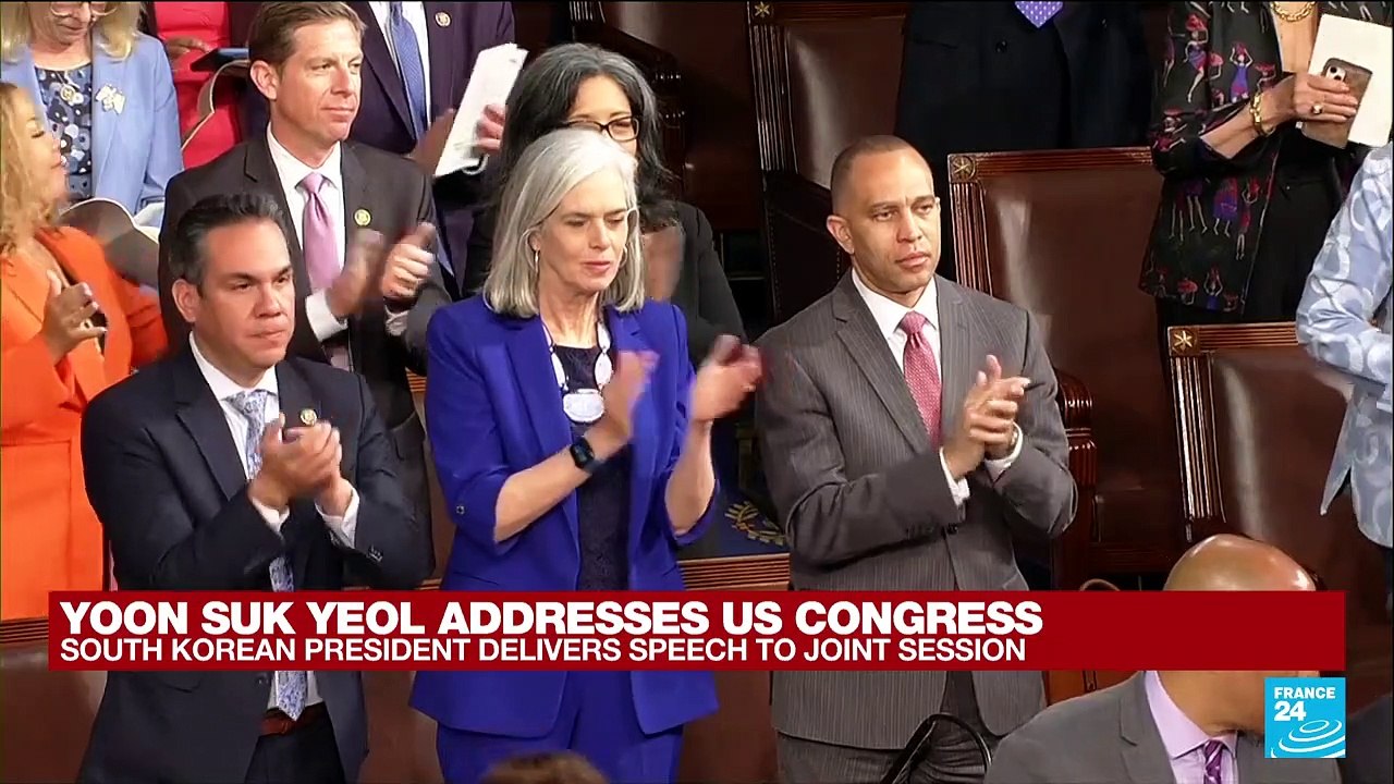 REPLAY: South Korean President Yoon Suk Yeol addresses US Congress