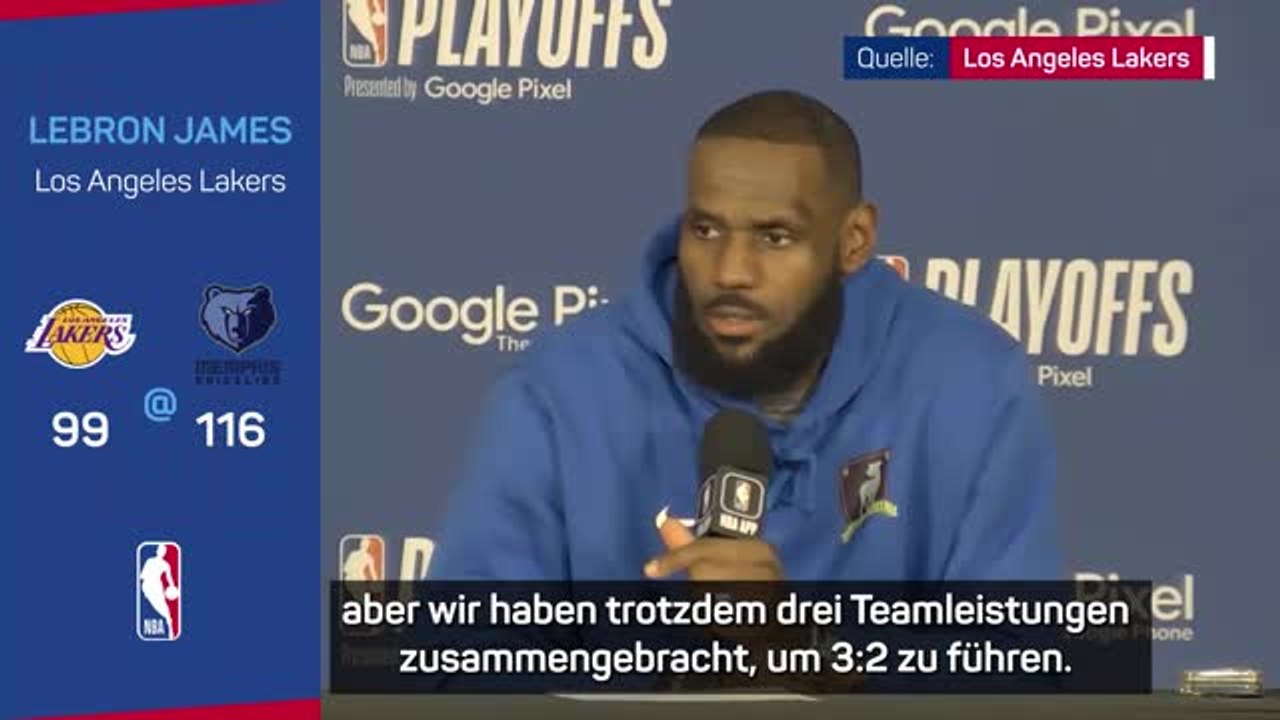 LeBron James: 'Ich war individuell nicht gut'