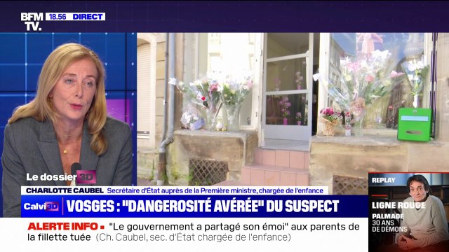 Meurtre de Rose dans les Vosges: Les parents sont en état de destruction explique Charlotte Caubel, secrétaire d'État chargée de l'enfance