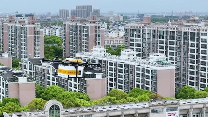 Çin'in Shanghai Kentinde Drone ile Ürün Teslim Rotası İşlemeye Başladı