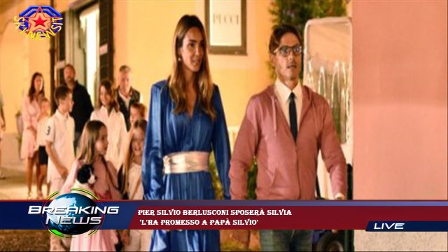 Pier Silvio Berlusconi sposerà Silvia 'L'ha promesso a papà Silvio'