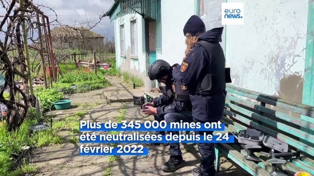 Plus de 345 000 mines anti-personnel neutralisées en Ukraine depuis le début de la guerre