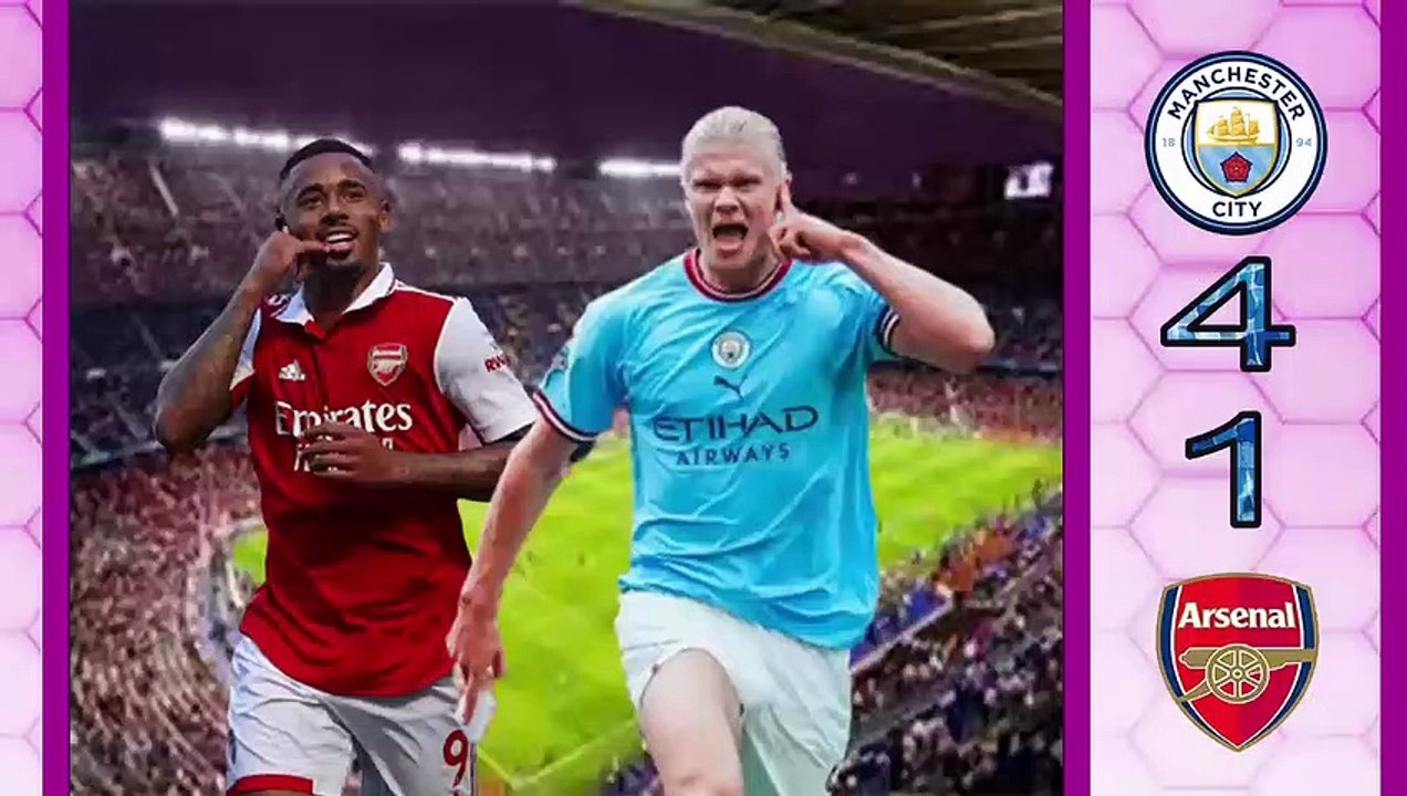 Man City 4-1 Arsenal/English Premier League 2022-2023دوري الإنجليزي الممتاز