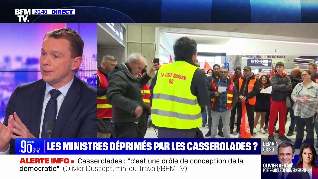 Olivier Dussopt: "Imaginer une grande messe de la réconciliation [avec les syndicats], ça ne fonctionne pas"