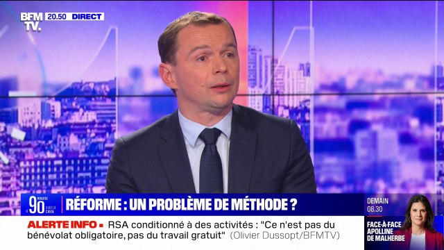 Olivier Dussopt (ministre du Travail): 7 ans après leur première inscription, 42% des inscrits sont encore au RSA (...) Il y a une forme d'échec collectif