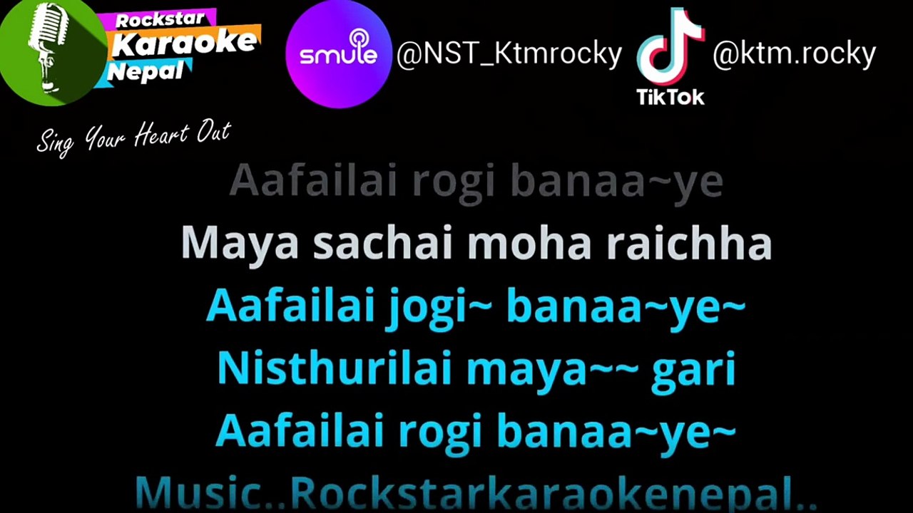 Timilai Roje ( Nisthuri lai maya) Karaoke Track With Lyrics _ Rajesh Payal Rai