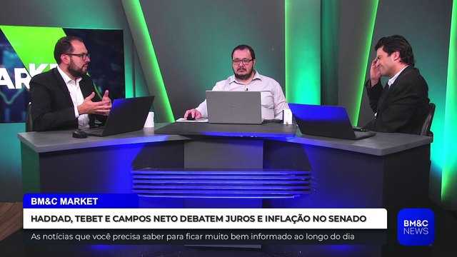 HADDAD, TEBET E CAMPOS NETO DEBATEM JUROS E INFLAÇÃO NO SENADO