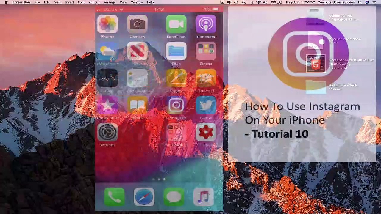 How to USE Instagram on iPhone - Record an IG Story & Post To Instagram | Tutorial 10
