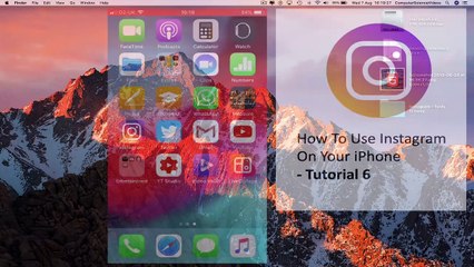 How to USE Instagram on iPhone - Post A Video To Instagram | Tutorial 6