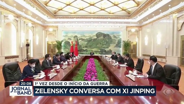 Xi Jinping e Zelensky conversam pela primeira vez desde a invasão russa 27/04/2023 16:21:59