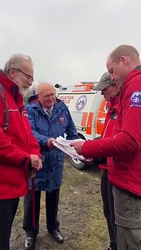 Prince and Princess of Wales talk to victims of Aberfan