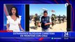 Tacna: PNP libera vía que fue bloqueada por migrantes en la frontera de Tacna y Arica