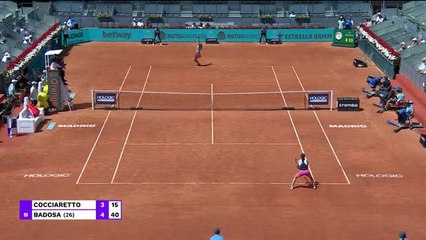 Madrid - Badosa rejoint Gauff au troisième tour