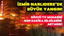İzmir Folkart Narlıdere'de Büyük Yangın! Sözcü TV Muhabiri Olay Yerinden Aktardı
