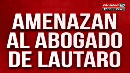 Amenazan al abogado de Lautaro