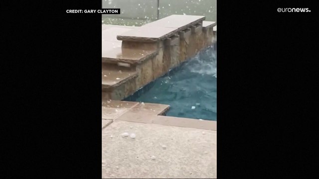 شاهد: وابل من البَرَد بحجم كرات بيسبول وعواصف رعدية شديدة تضرب تكساس