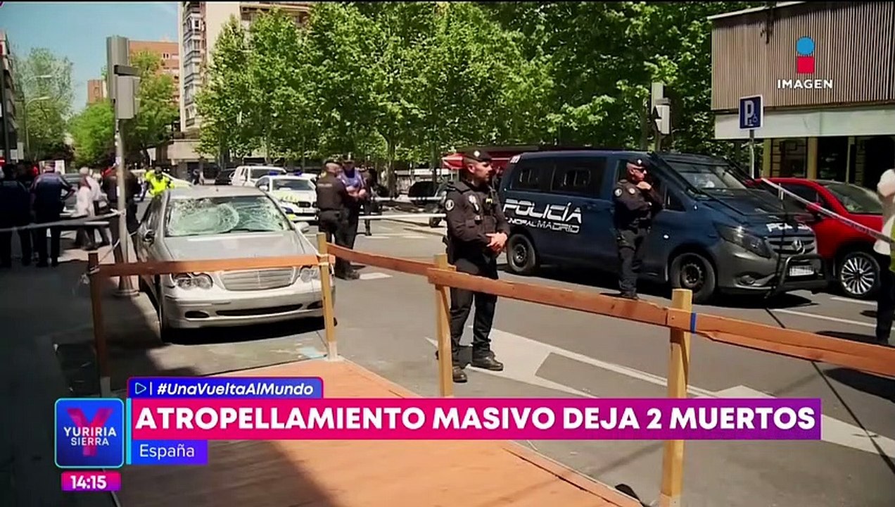 En España se registró un atropellamiento masivo