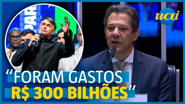 Haddad: governo Bolsonaro gastou R$ 300 bi em ano eleitoral