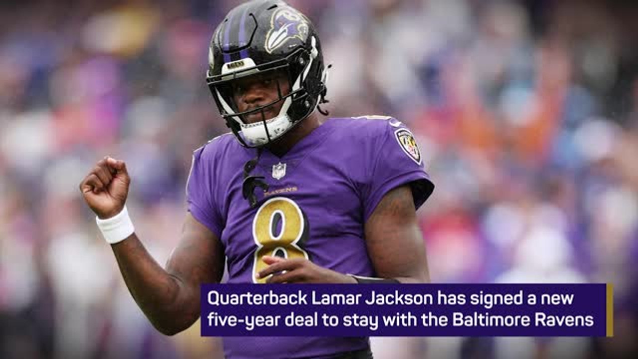 Breaking News - Lamar Jackson signs new Ravens deal