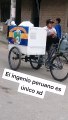 Peruano que vende churros sorprende con su ingenio