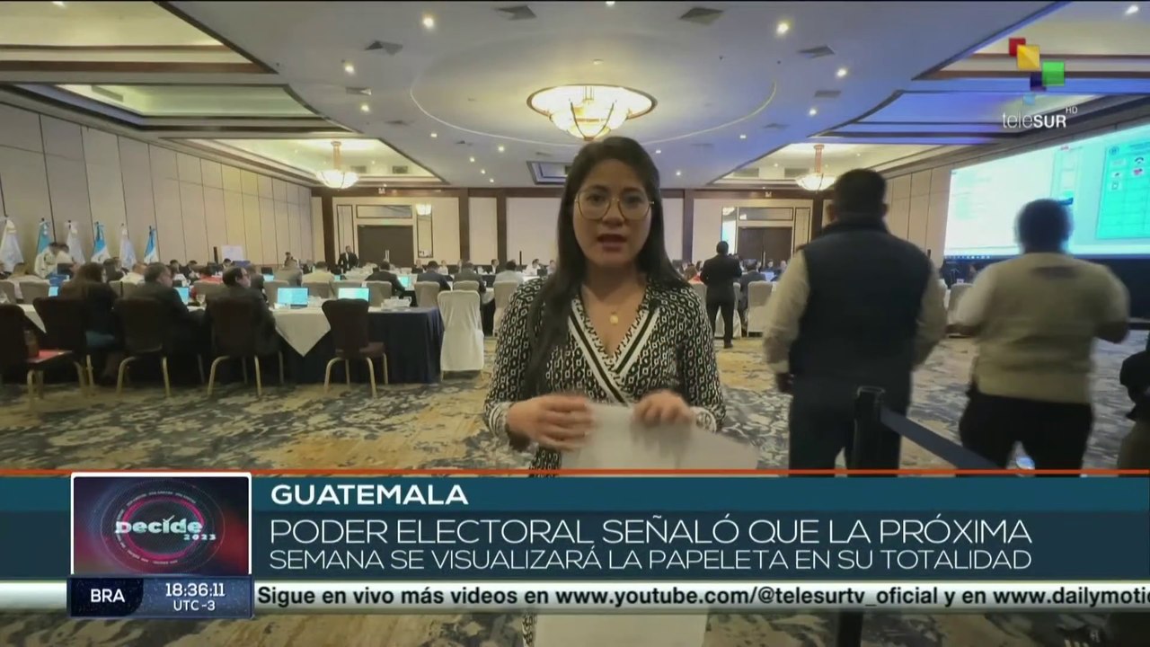 Guatemala: TSE definió el diseño y la elección de casillas en papeletas presidenciales