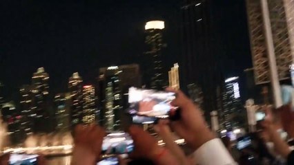 Amazing water dance in dubai