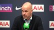 United boss Ten Hag reacts to throwing away 2-0 lead to draw 2-2 with Spurs