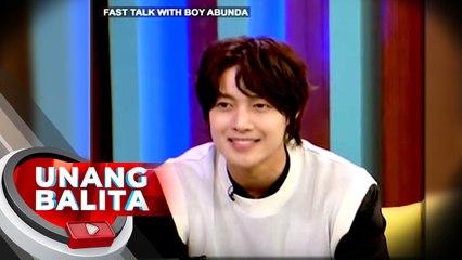Kim Hyun-Joong, naghatid ng K-Lig sa kanyang guesting sa "Fast Talk With Boy Abunda" | UB
