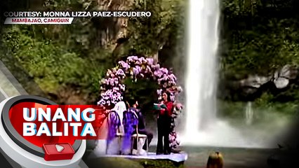 Mag-asawa, nag-renewal of vows sa Katibawasan Falls | UB