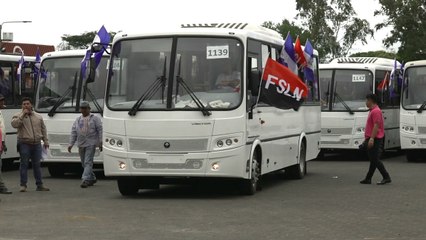 Entregarán nuevas unidades de buses a transportistas de Nicaragua