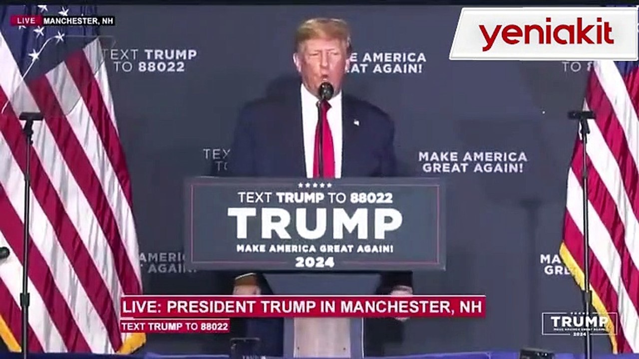 Trump, Biden'ın taklidini yaptı