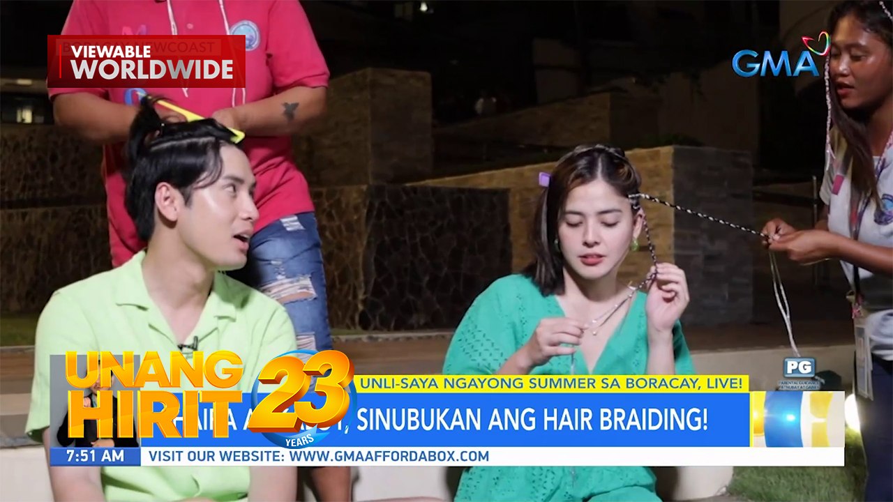 Hair braiding 101 sa Boracay Beach! | Unang Hirit