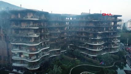 İzmir'deki yangınının boyutu gün ağarınca ortaya çıktı