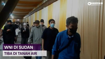 Ratusan WNI yang Dievakuasi dari Sudan Tiba di Tanah Air