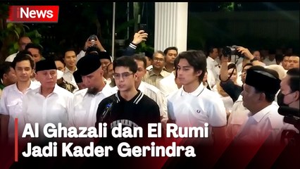 Prabowo Resmi Umumkan Al Ghazali dan El Rumi Gabung Gerindra 🎉