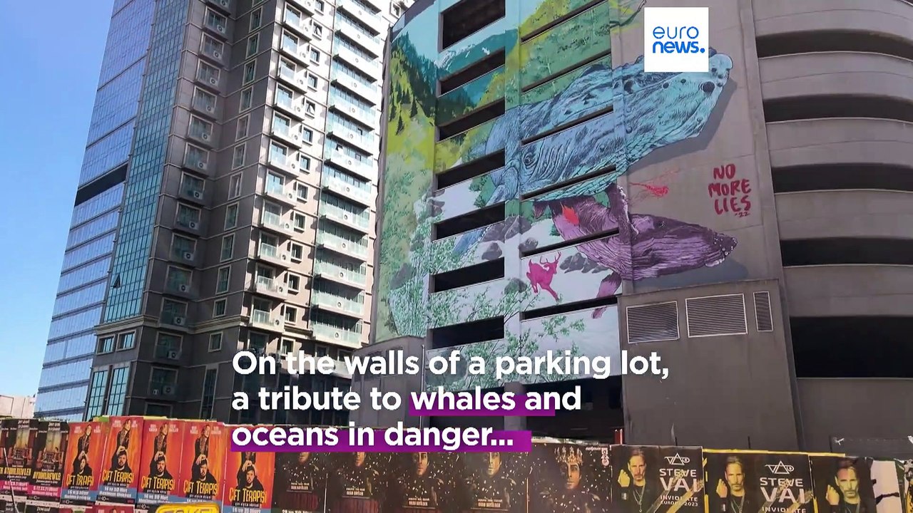 Murals with morals: Turkish street artist 'No More Lies'