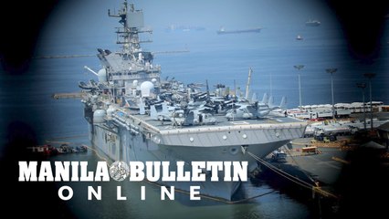 USS Makin Island docks in Manila