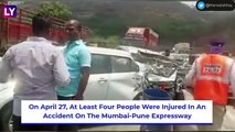 Mumbai-Pune Expressway Accident: Four People Injured As Seven Vehicles Pile-Up After Collision With Truck