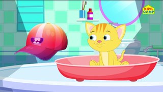 Kitten Morning Routine  Fun Learning Videos For Kids by Kids Camp  Education