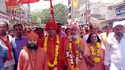 चंचलनाथ महाराज की 40 वी बरसी पर निकली भव्य शोभायात्रा