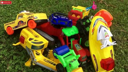 Download Video: Showing Some Attractive Toy Vehicles Sports Car Jeep Truck Jcb Crane Police Car Motorbikes  Suv Jeep