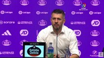 Rueda de prensa de Pablo Pezzolano tras el Real Valladolid vs. Atlético de Madrid de LaLiga Santander