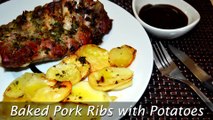 Baked Pork Ribs with Potatoes - Easy Oven-Baked Pork Ribs Recipe