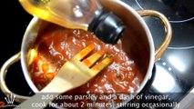 Fried Potatoes in Spicy Tomato Sauce (Patatas Bravas) - Easy Spanish Tapas Recipe