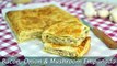 Bacon, Onion & Mushroom Empanada - Easy Bacon, Cheese & Mushroom Puff Pastry Pie Recipe