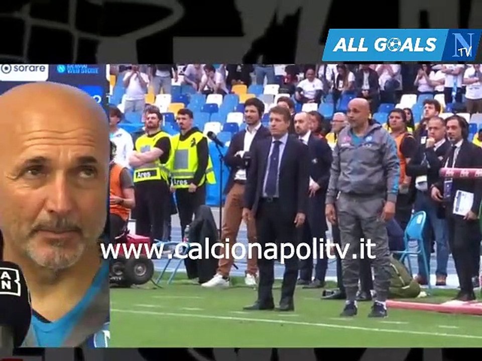 Napoli-Salernitana 1-1 30/4/23 intervista post-partita Luciano Spaalletti