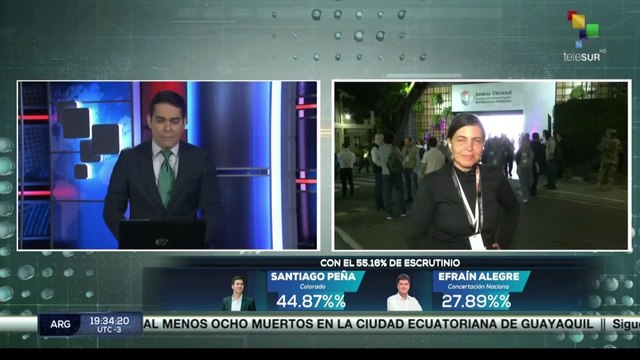 Candidato oficialista Santiago Peña se perfila como ganador en elecciones de Paraguay 2023