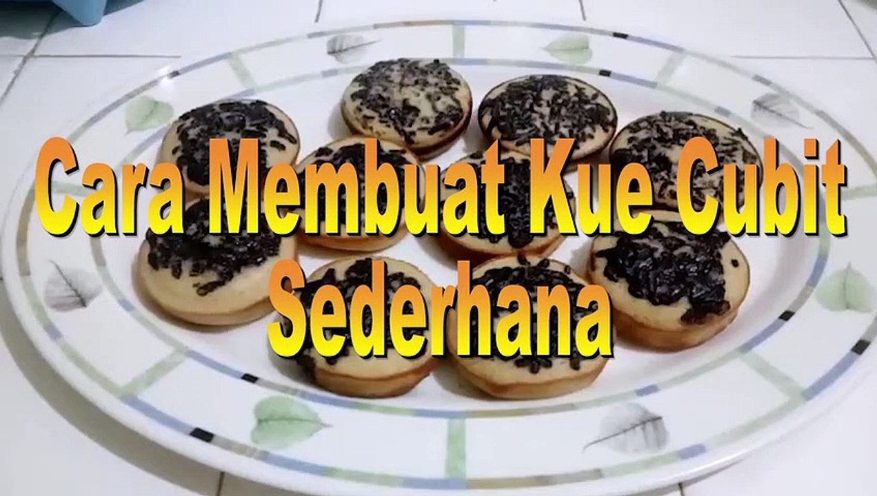MEMBUAT KUE CUBIT SEDERHANA ENAK EMPUK ALA  ISAKUIKI