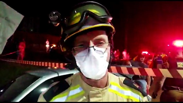 Pelas lesões, vítimas estavam sem cinto e crianças fora das cadeirinhas , afirma oficial do Corpo de Bombeiros