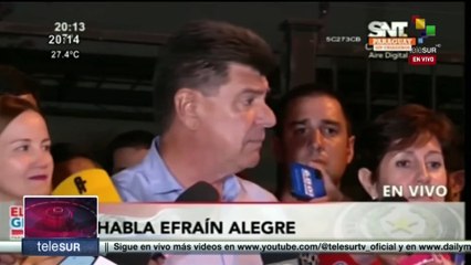Efraín Alegre: La división ha hecho que no hayamos podido llegar al objetivo de cambio solicitado